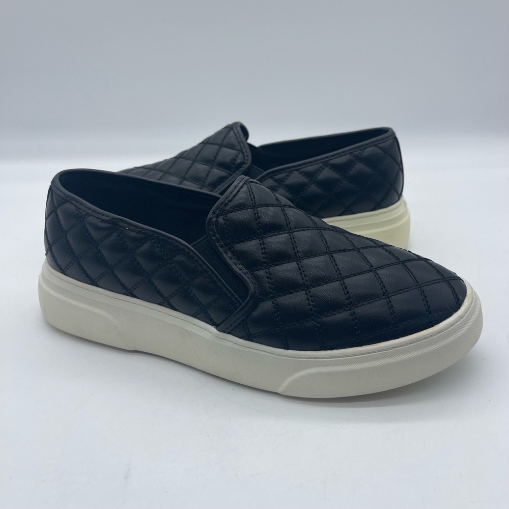 Madden Girl Cupid CUPI01J1 Women's Size 8.5 Slip On Shoes Black Casual Sneakers